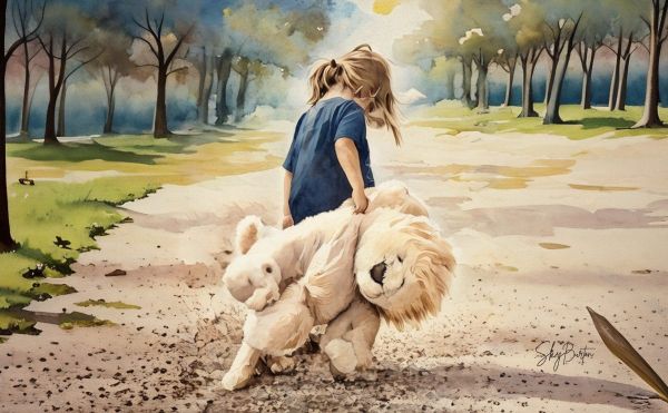 Me and my support lion.