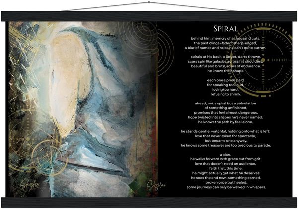 'Spiral' art and poetry by Skylar Burton, What is a spiral?