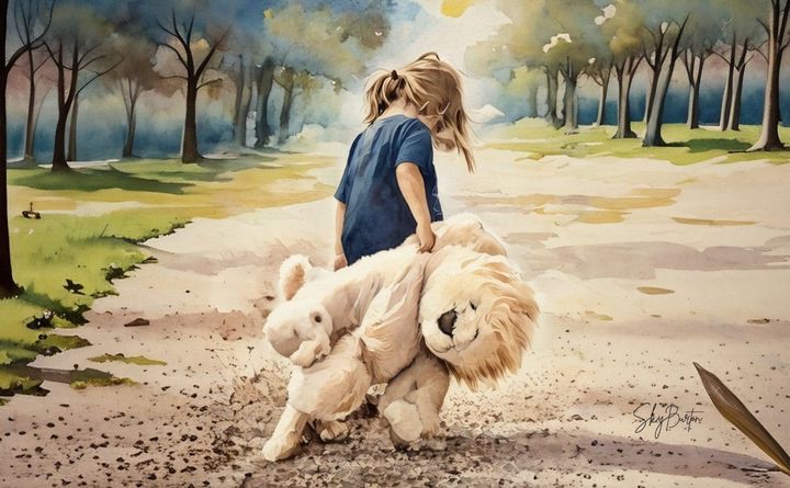 Me and my support lion.