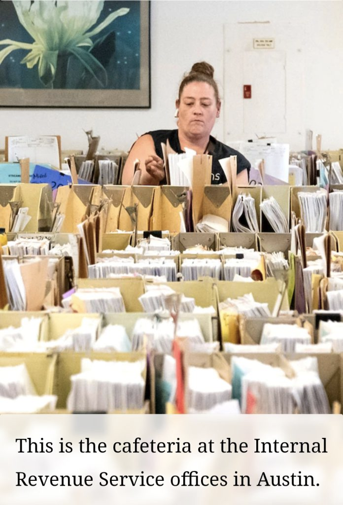 Why does the IRS need $80 billion? Just look at its cafeteria