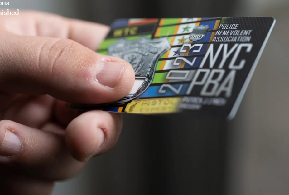 NYC cops give "get out of a ticket free" cards to friends