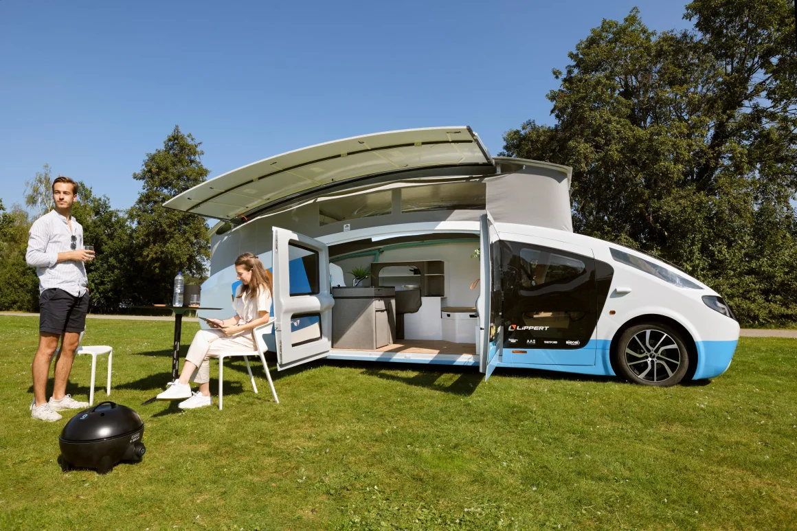 Solar-powered camper drives 1,200 miles without recharging