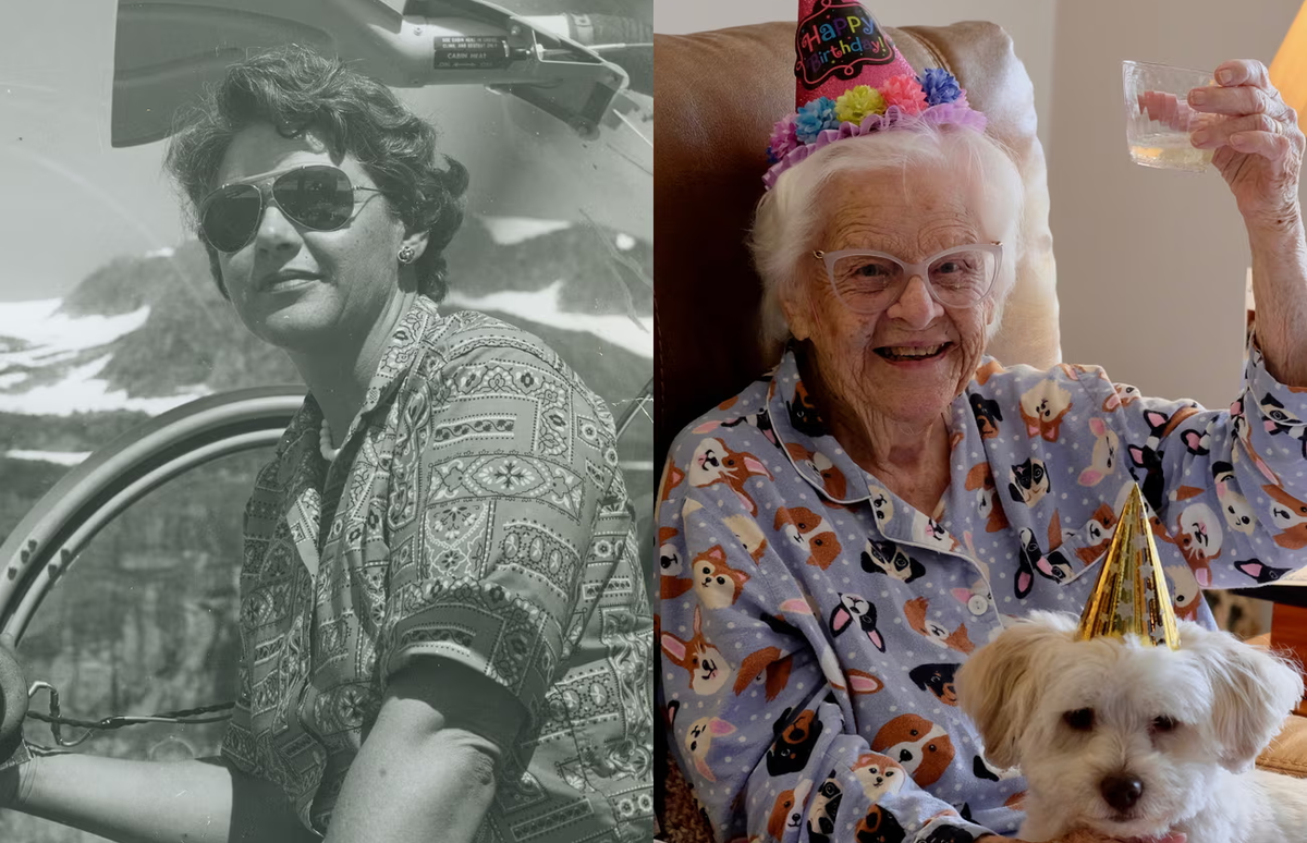 She flew fighter planes for the UK in WWII and lived to be 106