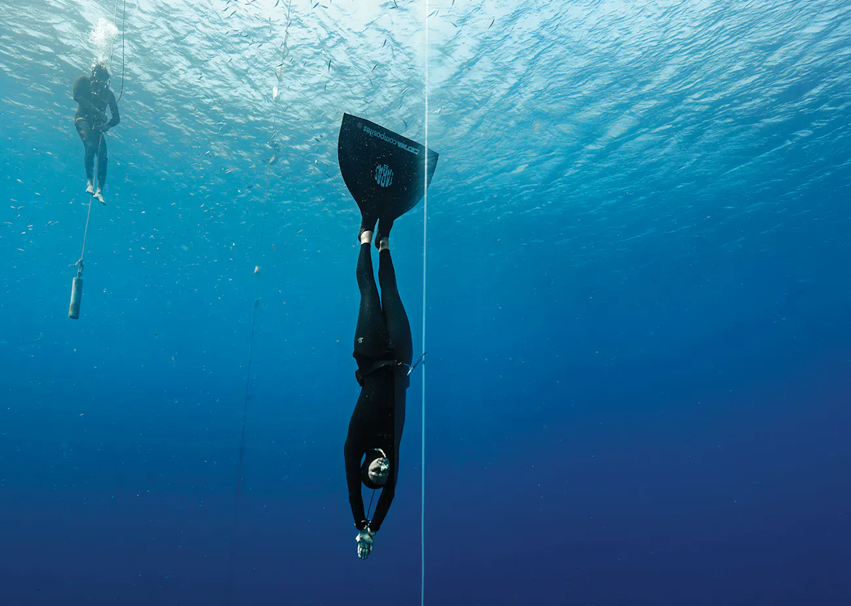 She became one of America's best free divers at the age of 40