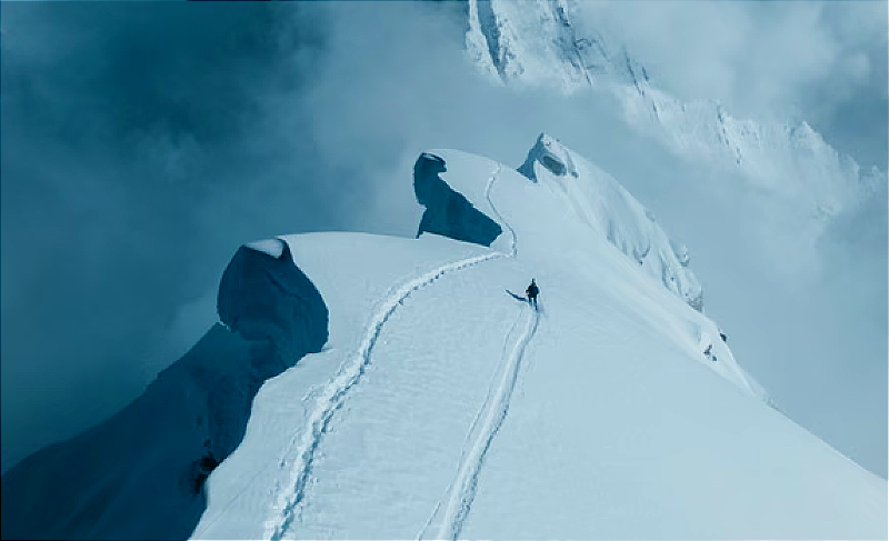 He just climbed and then skied down Everest without oxygen