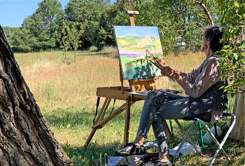 During World War I the UK banned landscape painting