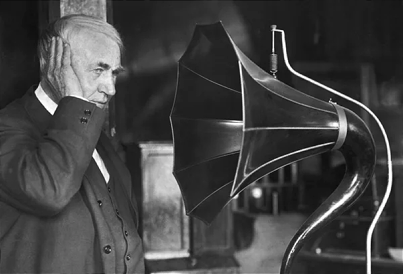 Edison may not have been the first to record the human voice