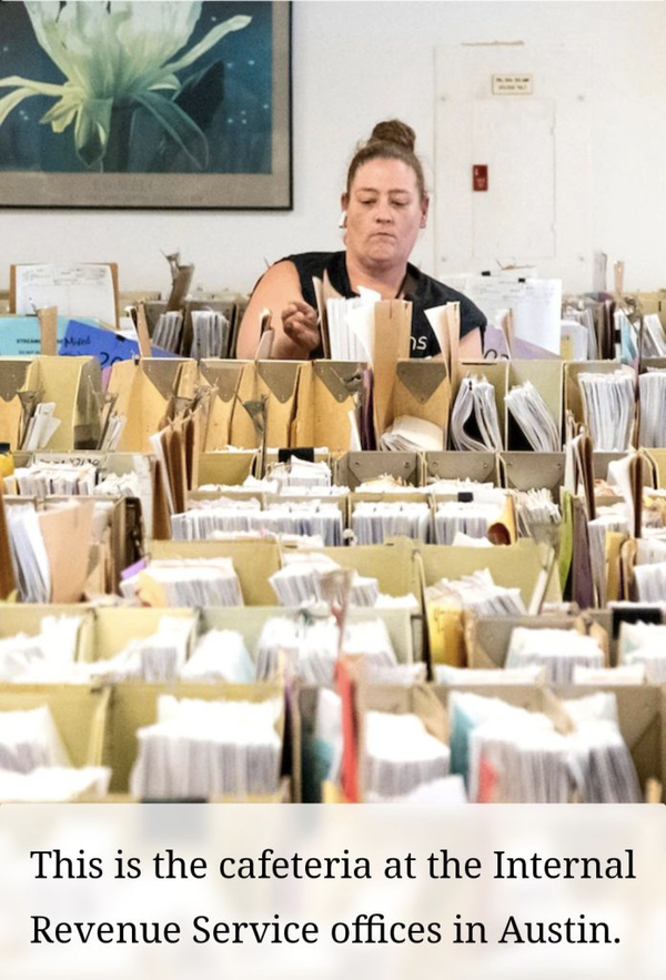Why does the IRS need $80 billion? Just look at its cafeteria