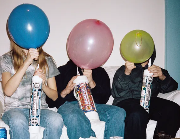 The hot new party drug is blueberry-flavored nitrous oxide