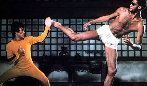 Kareem Abdul-Jabbar trained in martial arts with Bruce Lee