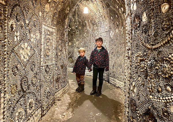 Underground passages in the UK are lined with millions of seashells