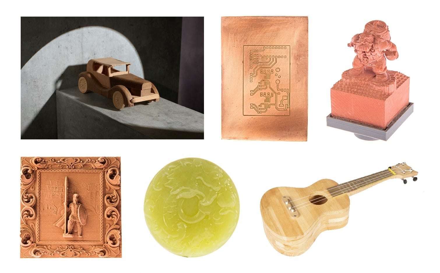 Cases made with Snapmaker CNC Module &&nbsp;Rotary Module