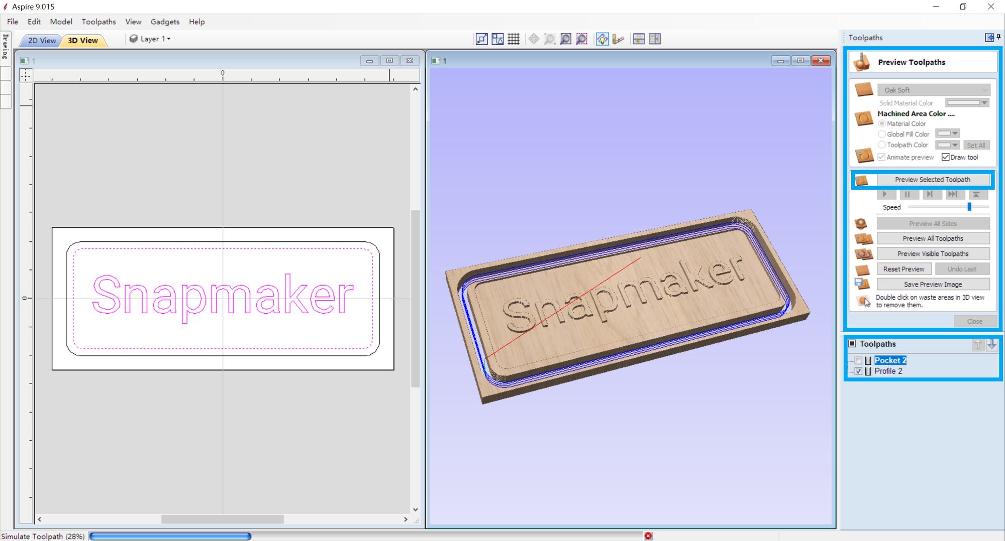 Simulation in Aspire