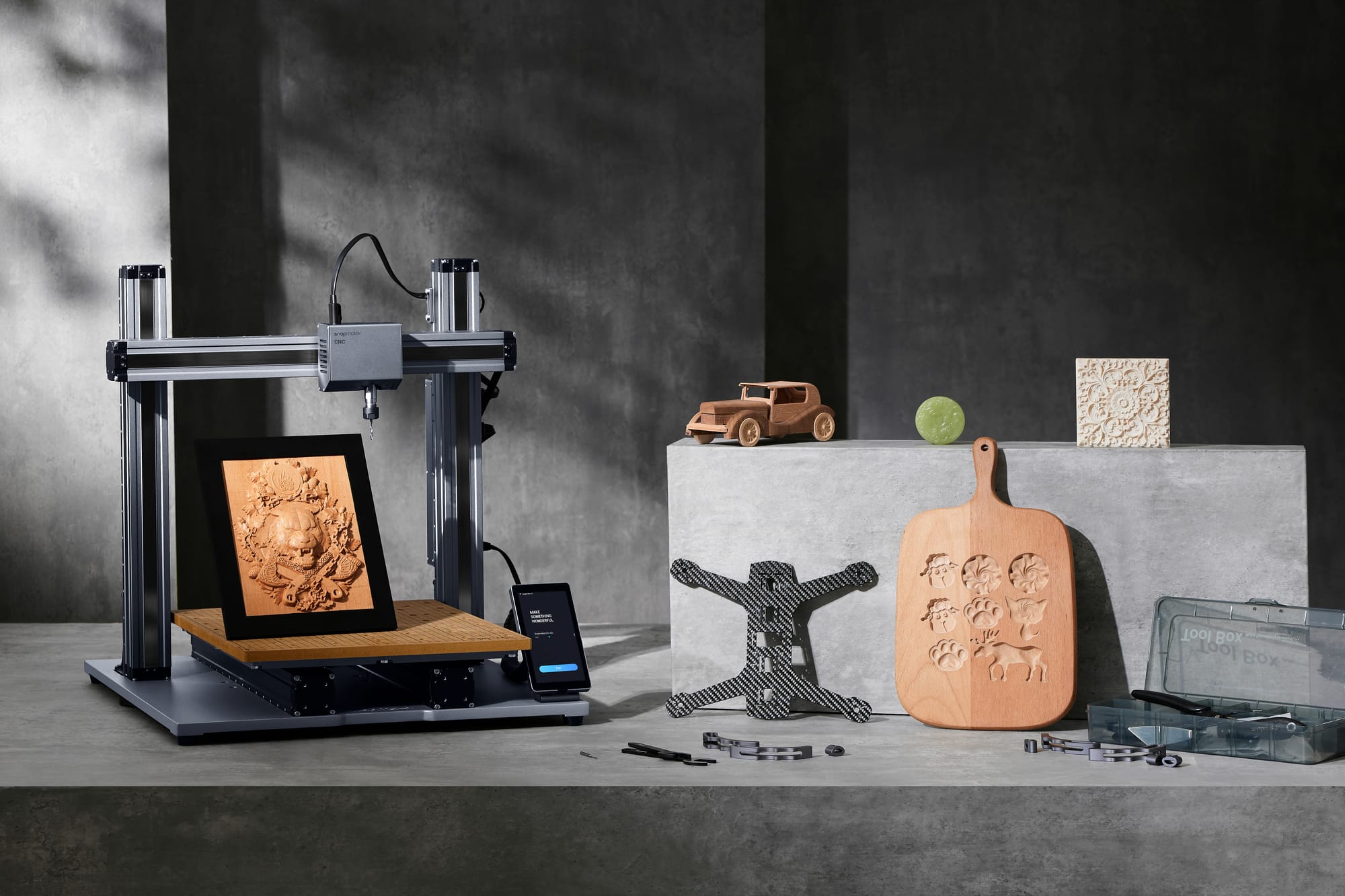 Products made with Snapmaker CNC Carving Module