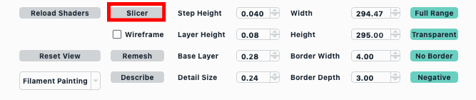 In HueForge, click&nbsp;Normal&nbsp;in the&nbsp;General Options and Operations&nbsp;panel to switch to the slicer preview mode, and check if the preview looks the same (or almost the same) as the G-code preview in the slicer.