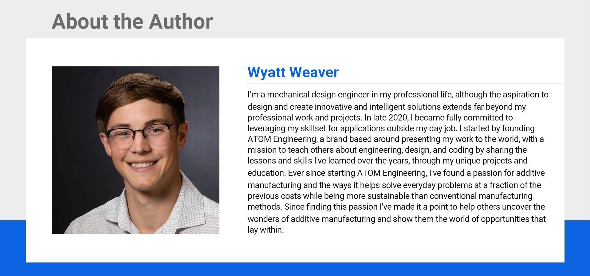 Project Author Introduction