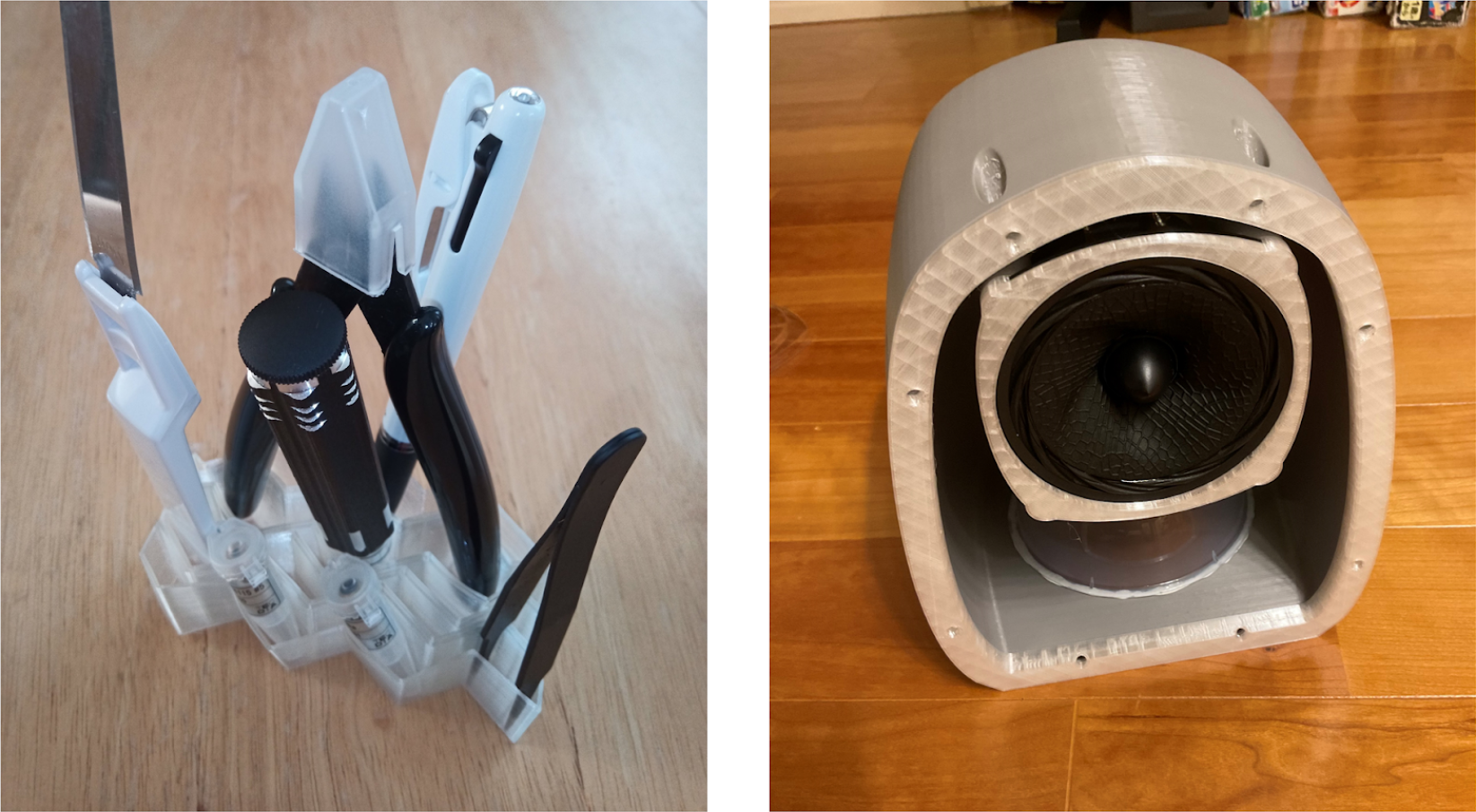 Printing samples: flexible toolbox and speaker sealing