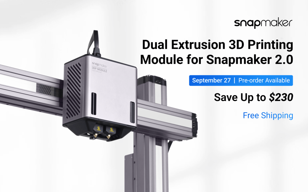 プラグ無 ハンマー　3D OFFSET　パール　14P Here comes Dual Extrusion 3D Printing Module for Snapmaker 2.0