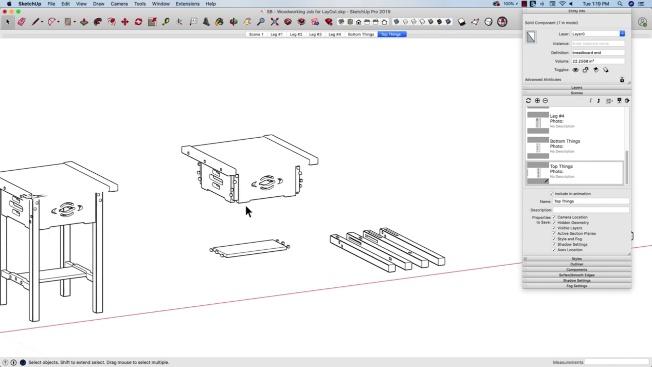 SketchUp interface