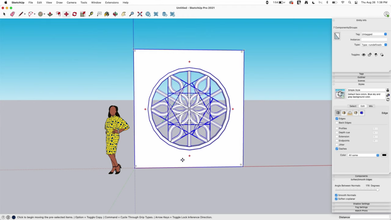 SketchUp interface