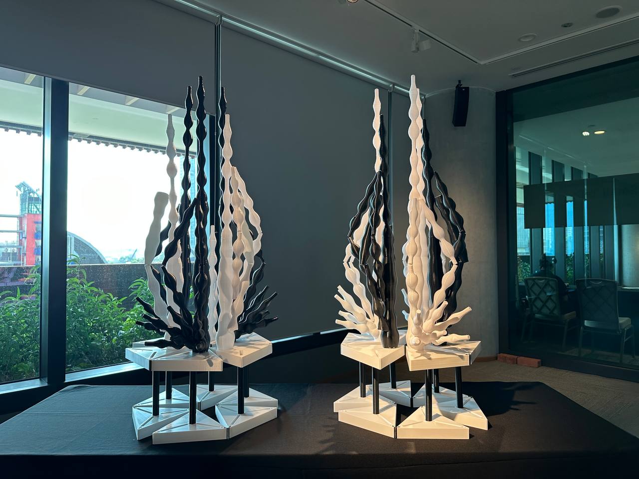 3D printing kinetic sculpture exhibited at the Singapore Chinese Cultural Center