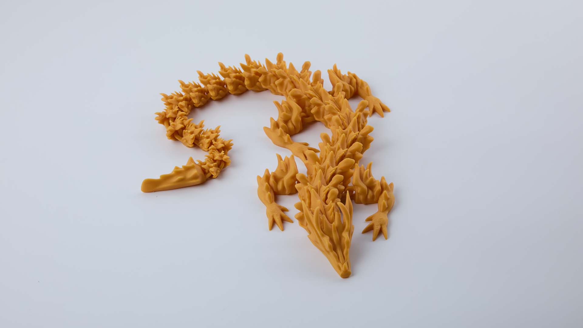 3D printed articulated dragon