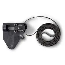 3D printer belt and pulley system for print head linear movement.