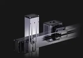 3D printer guide rails and lead screws for Z-axis gantry movement.