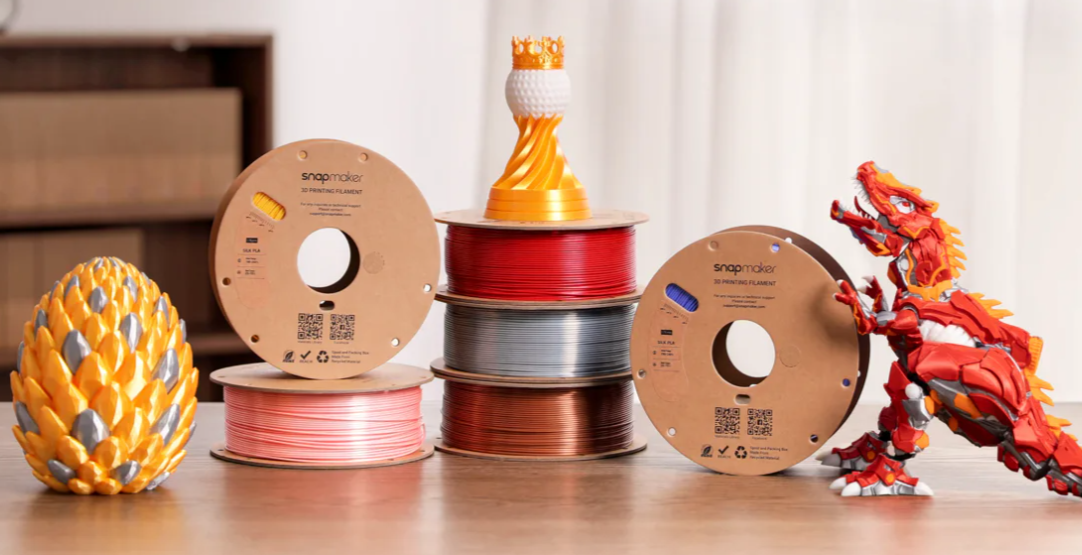 Silk PLA showcase.