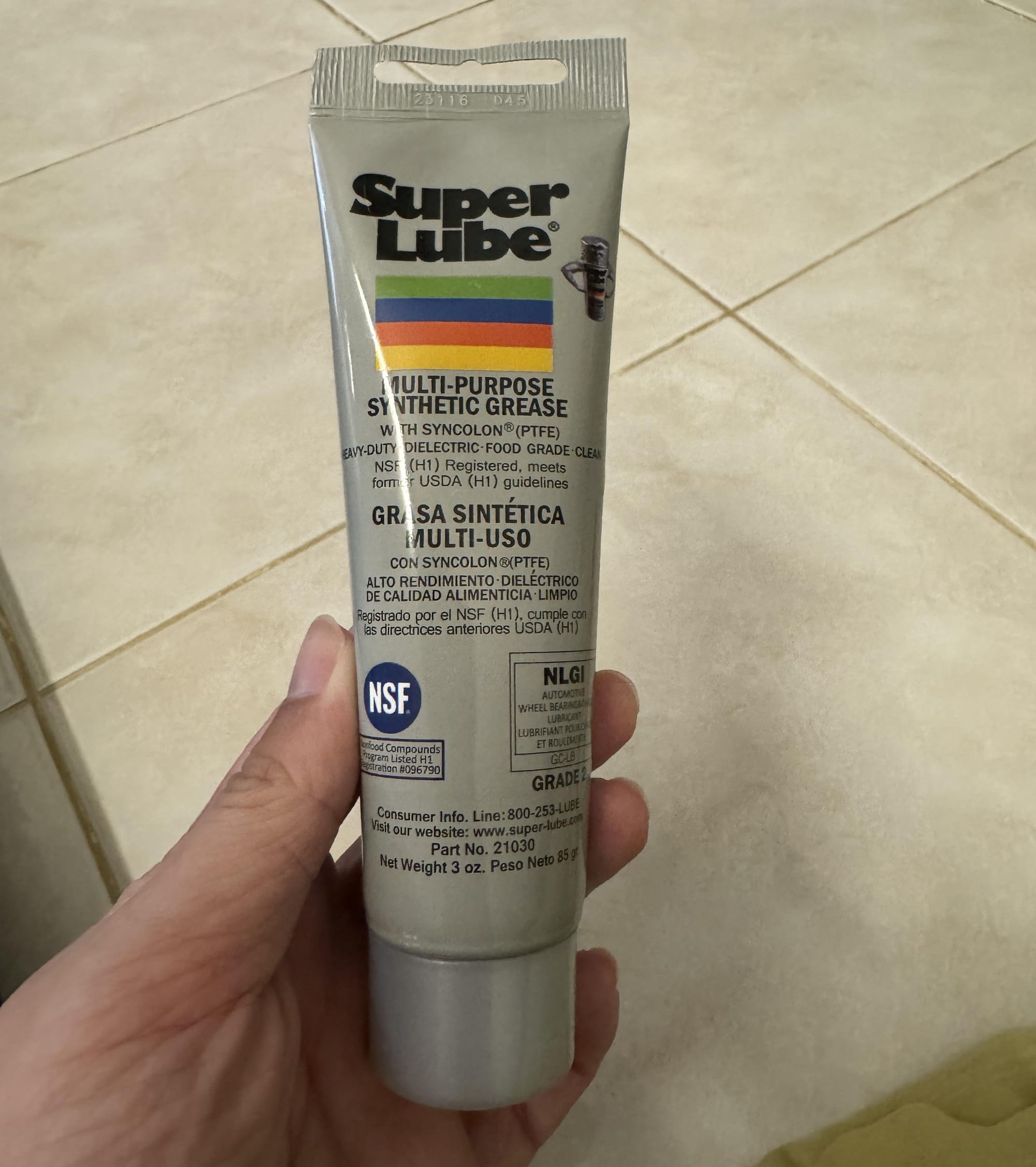 Super Lube 21030 (Synthetic Grease with PTFE)