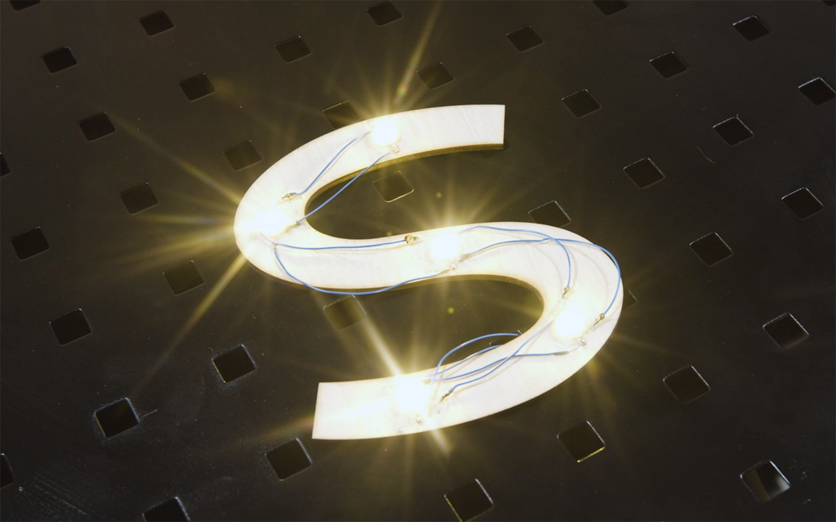 Snapmaker Academy - Printing glowing letters with PETG