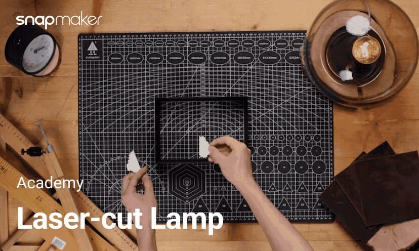 Snapmaker Academy: How to Make a Laser-cut Lamp with Inkscape