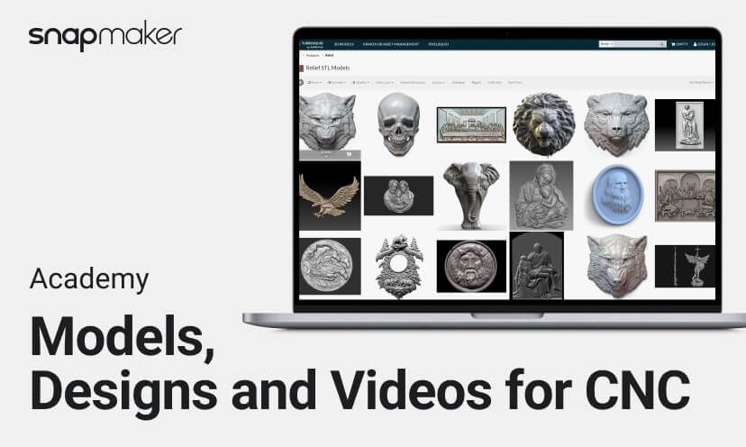 models, designs and videos for CNC