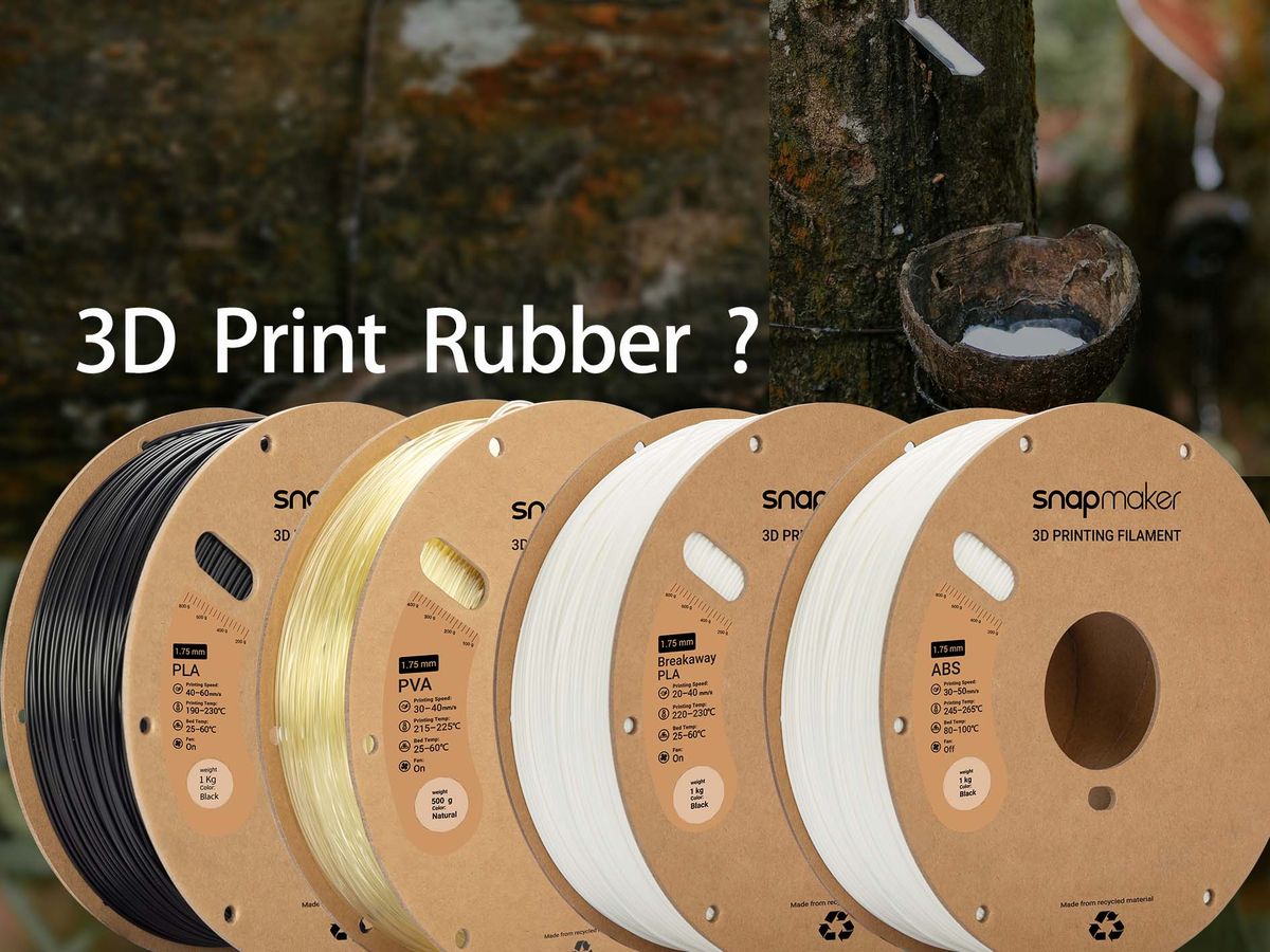 Can You 3D Print Rubber? A Guide to Flexible 3D Printer Filament
