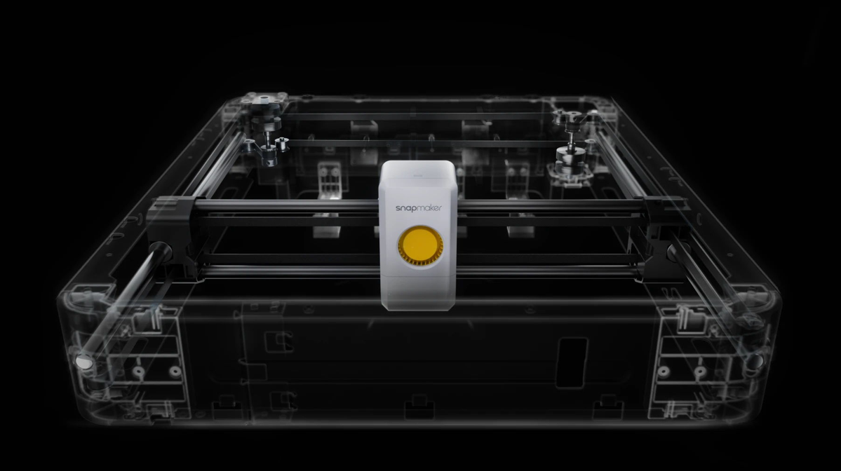 The U1 is built on a CoreXY motion system with lightweight, rigid carbon fiber X-axis rails, delivering speeds of up to 500mm/s