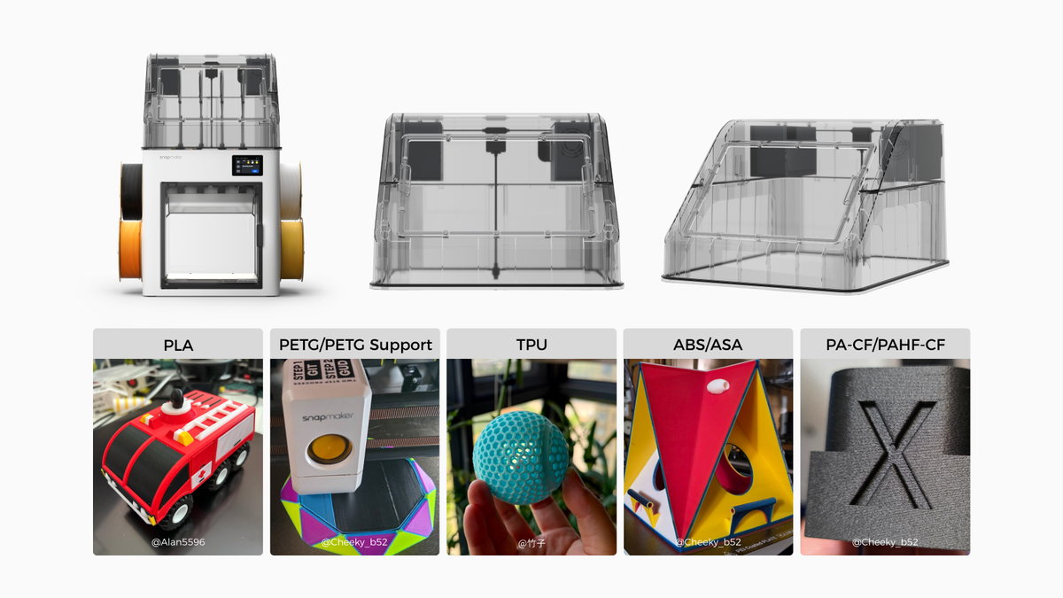 Snapmaker U1 Top Cover User Test - Feedback & Next Steps