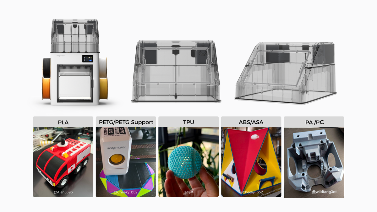 Snapmaker U1 Top Cover User Test - Feedback & Next Steps