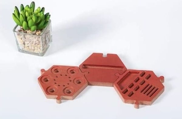 Make a modular hexagonal tray with the CNC function in Snapmaker 3-in-1 3D Printer