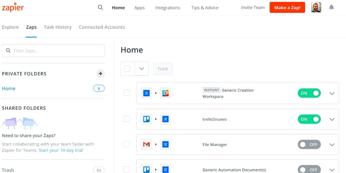 zapier abogados no code