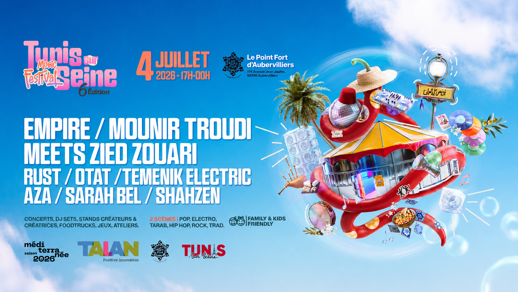Tunis sur Seine returns to Paris on 4 July with Arab alternative music