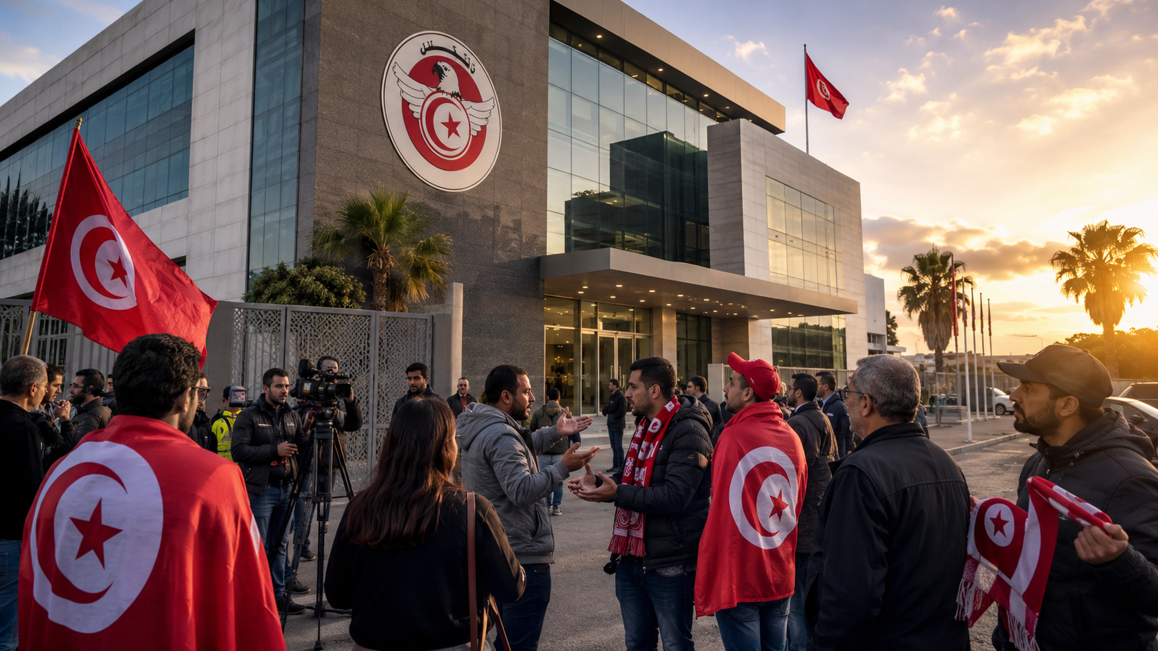 After Tunisia’s exit, anger turns toward the football federation