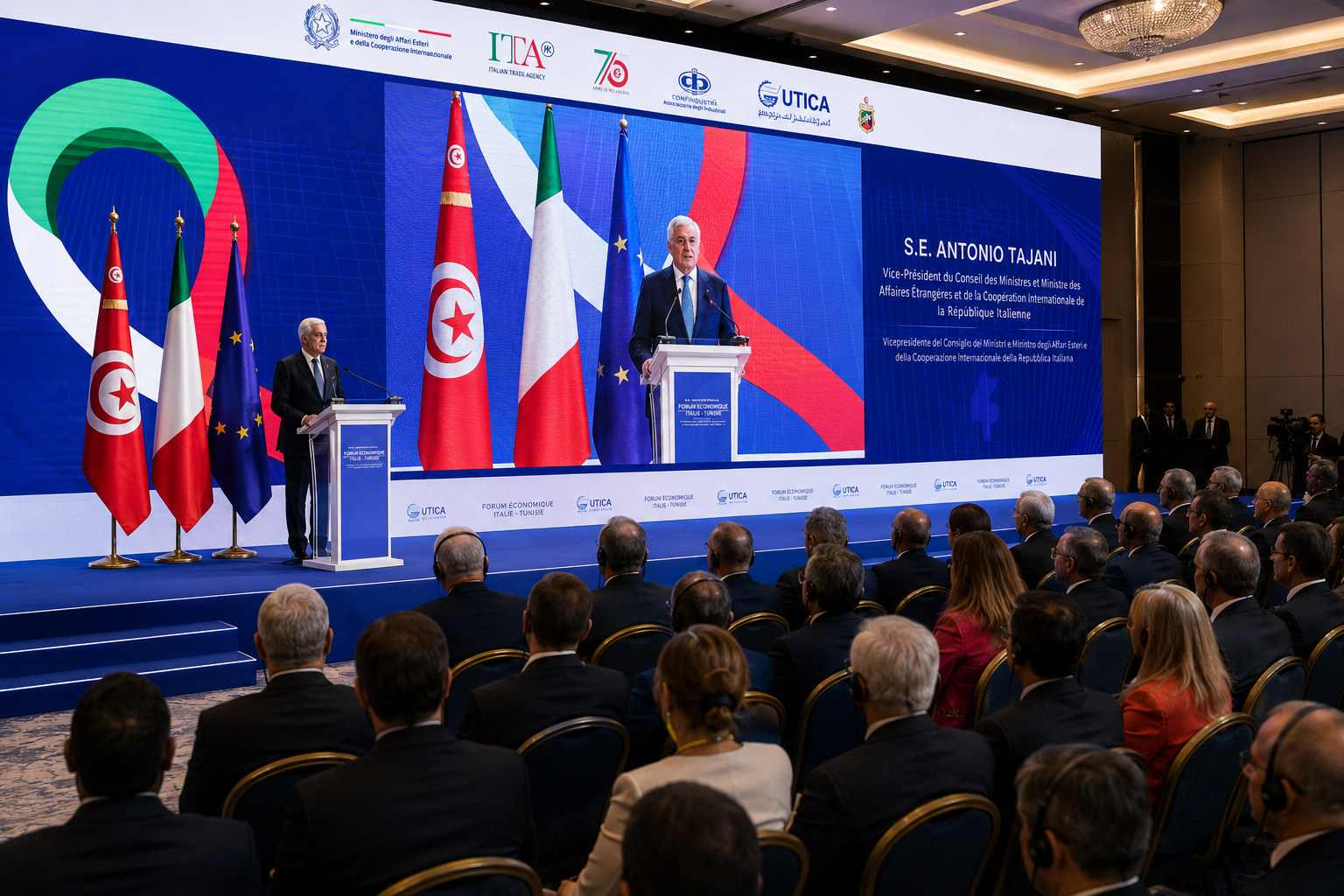Tunisia-Italy trade hits 20.5 billion dinars as business forum opens in Tunis