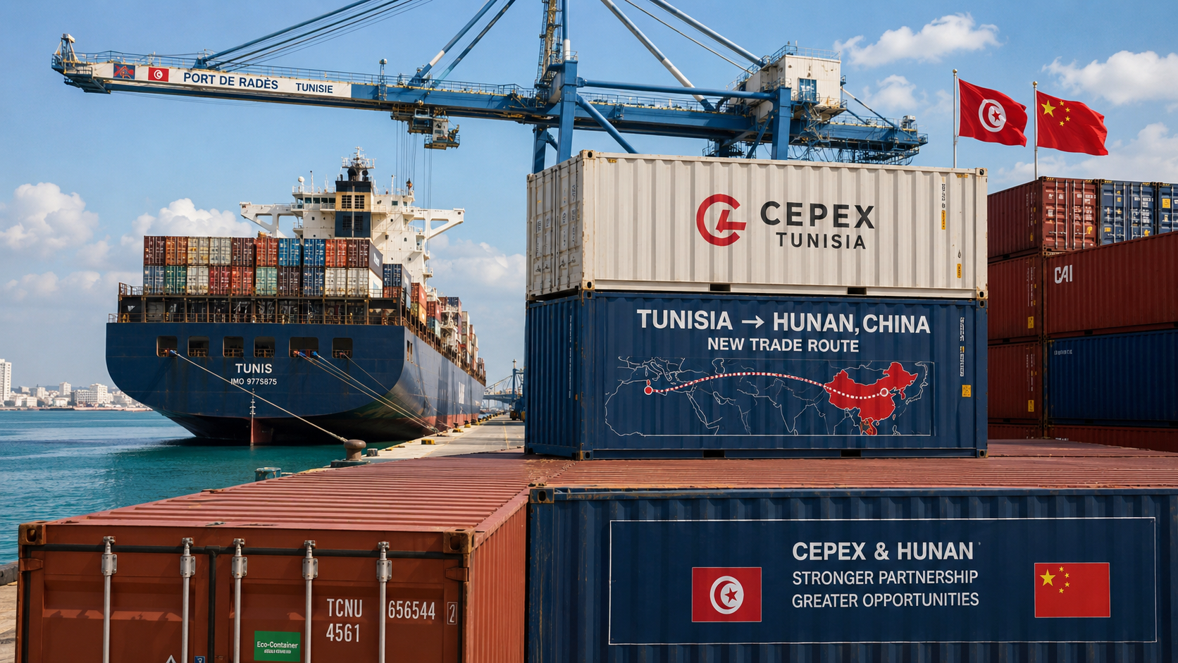 CEPEX-Hunan deal opens new route for Tunisian exports to China