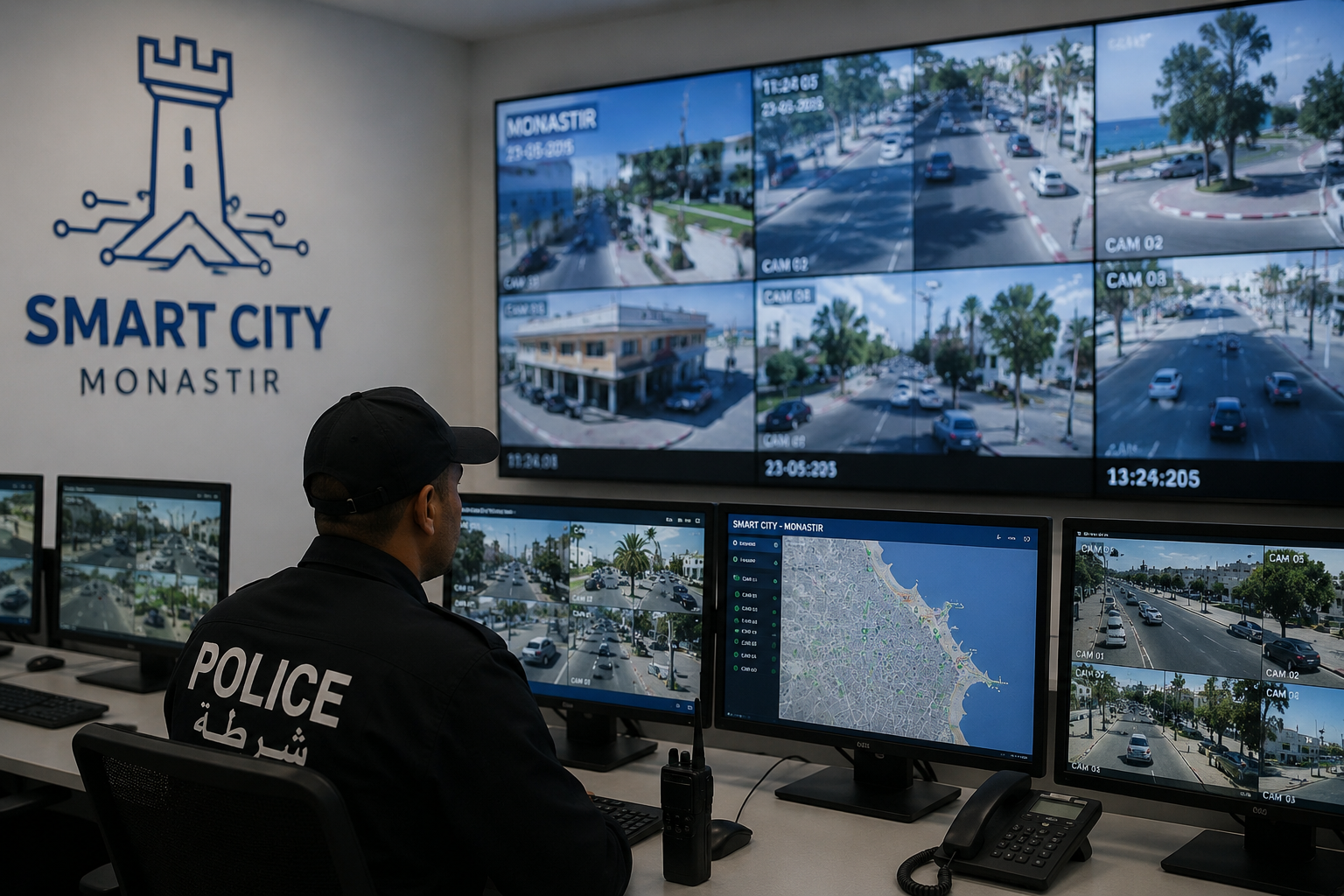 Monastir prepares smart city project built around video surveillance network