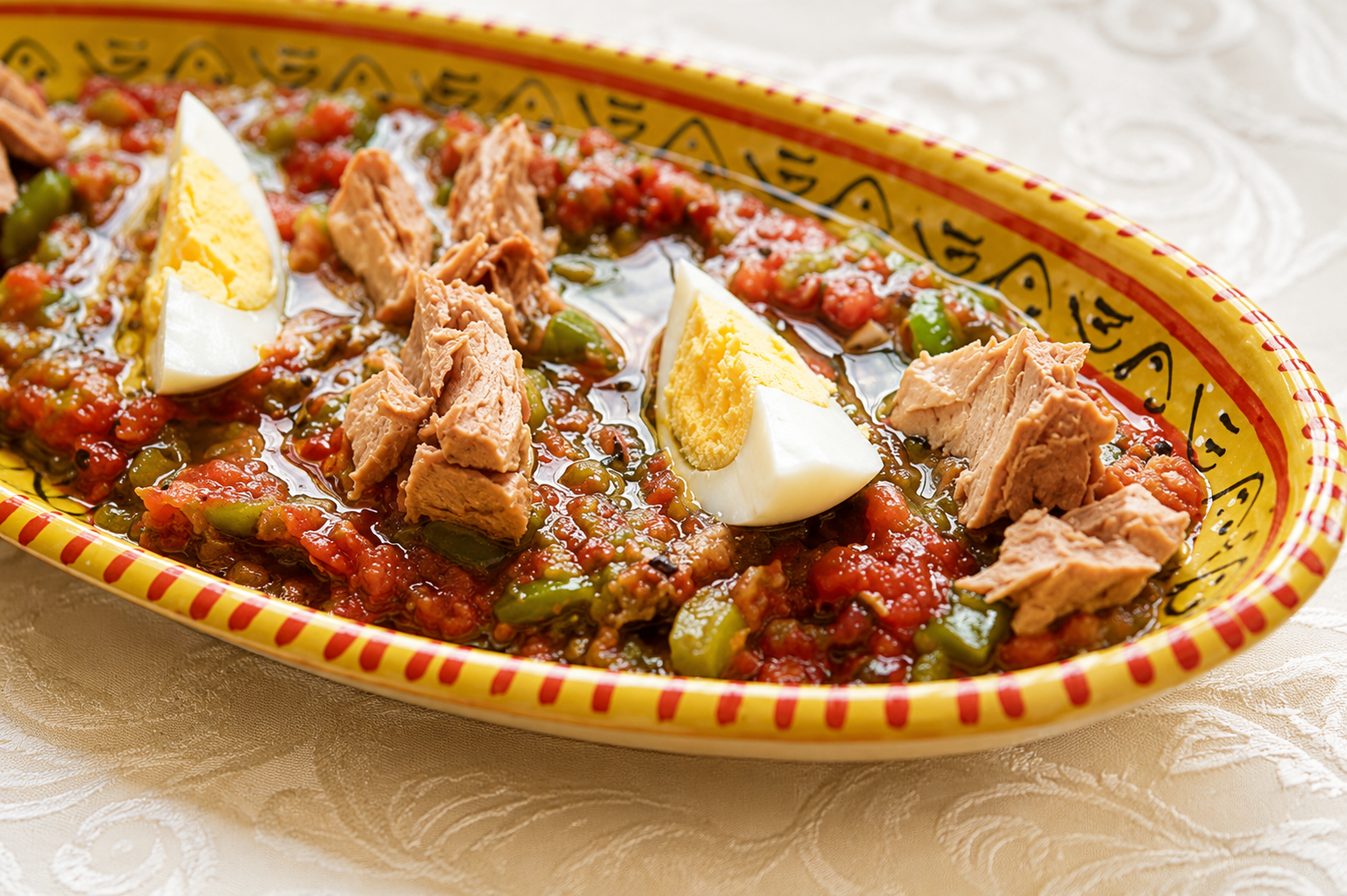 Slata mechouia, the smoky salad that earns its place at every summer table