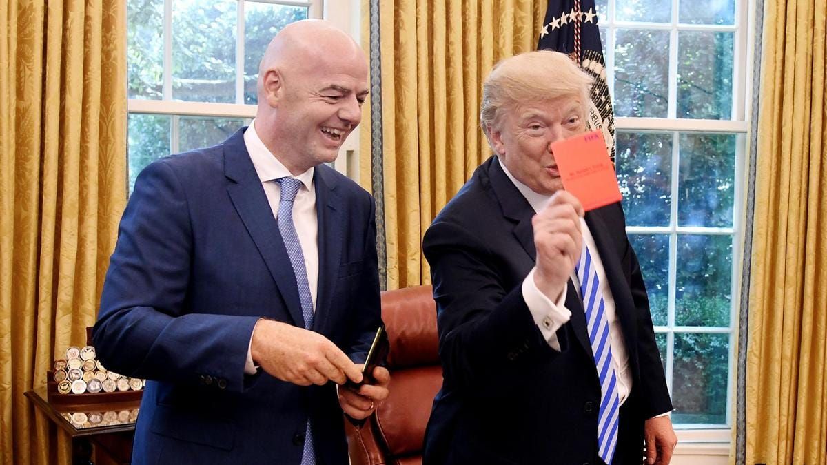 Trump calls FIFA's Infantino over Balogun red card as disciplinary body clears US striker to face Belgium
