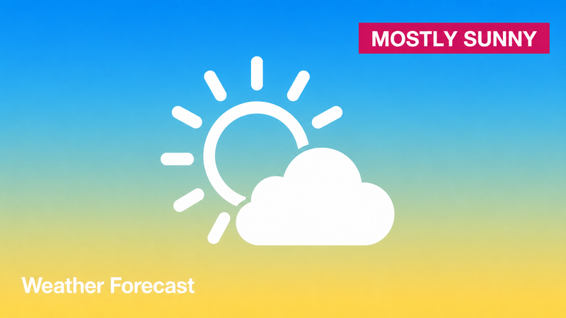 Weather forecast for Sunday 28 June: mostly sunny skies and inland heat across Tunisia