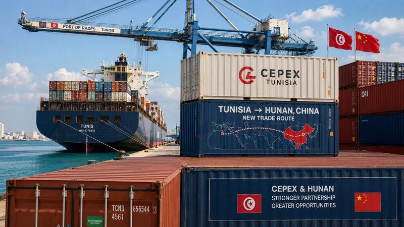 CEPEX-Hunan deal opens new route for Tunisian exports to China