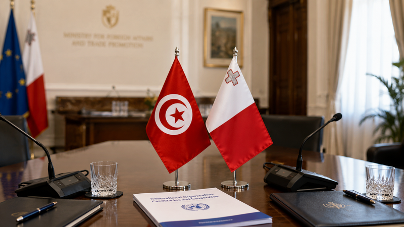 Tunisia seeks Maltese support for international organisation candidacies