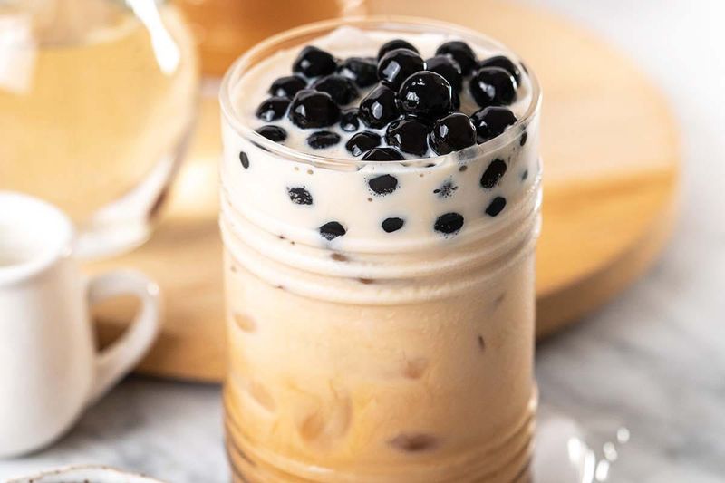 A cup of bubble tea carries as much sugar as a can of cola